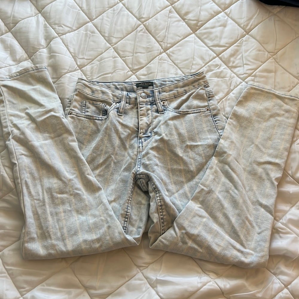 Faded look jean